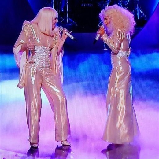 Lady Gaga y Christina Aguilera juntas