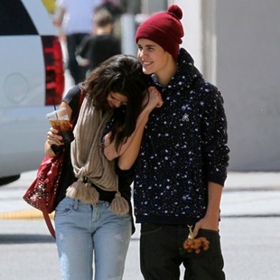 Justin Bieber con Selena Gomez