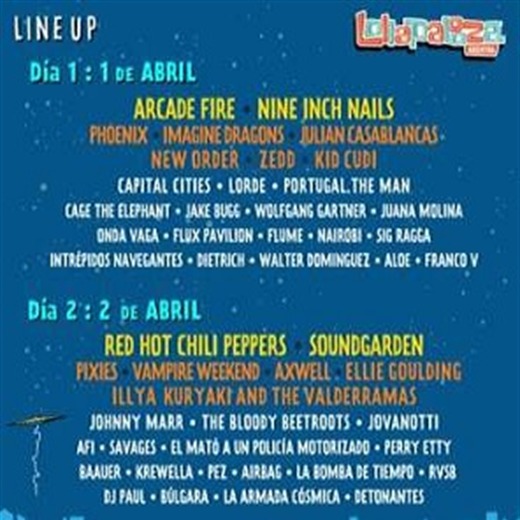Lollapalooza Argentina anuncia el line up completo