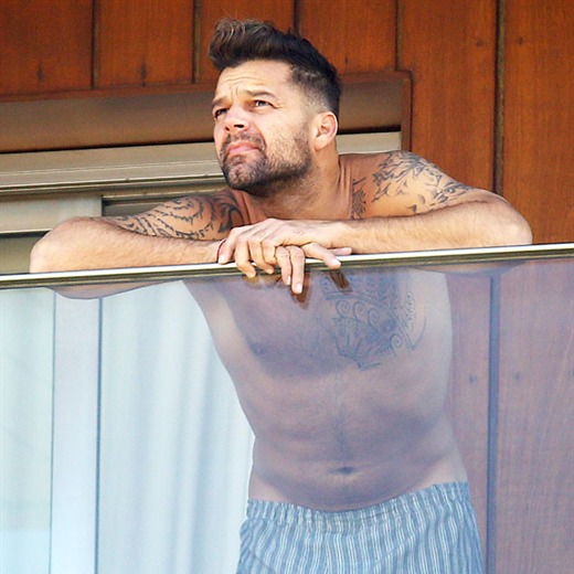 Ricky Martin en calzoncillos en Río de Janeiro