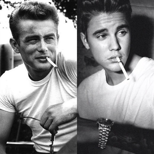 Justin Bieber a lo James Dean