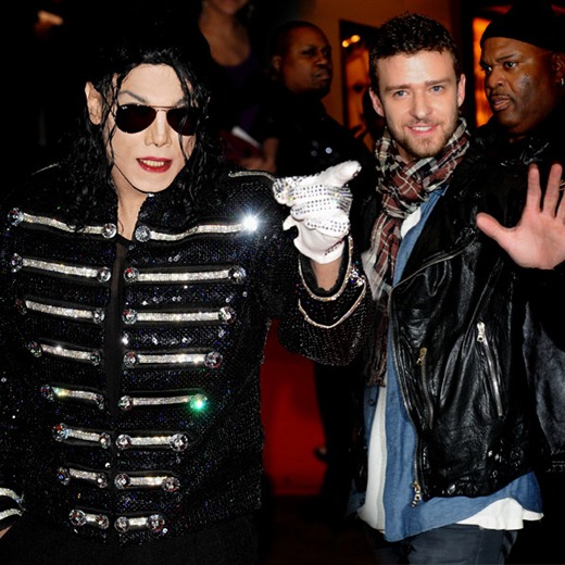 Justin timberlake y Michael Jackson juntos