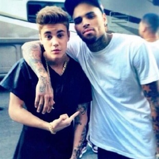 Justin Bieber y Chris Brown juntos