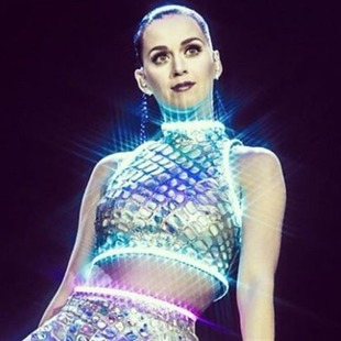 ¿Katy Perry se vistió de pizza?