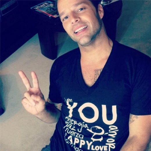 Ricky Martin se unió a una buena causa