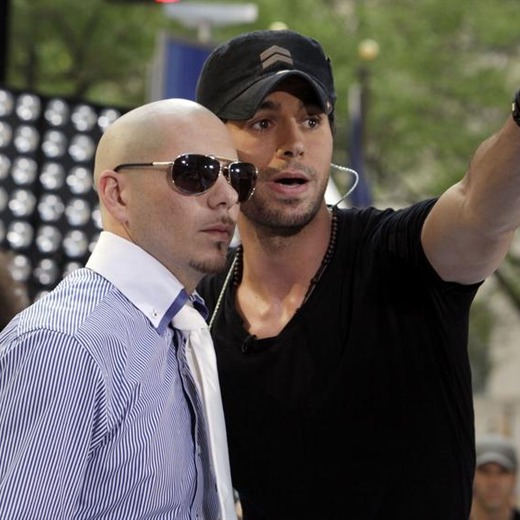 Enrique Iglesias y Pitbull juntos