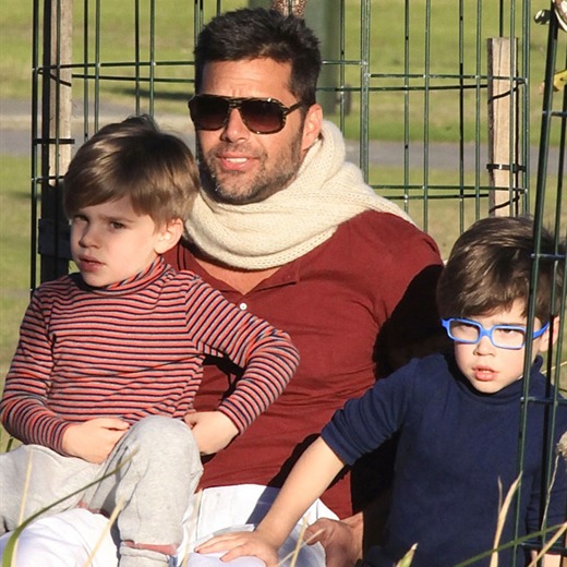 Ricky Martin sabe que decirle a sus hijos