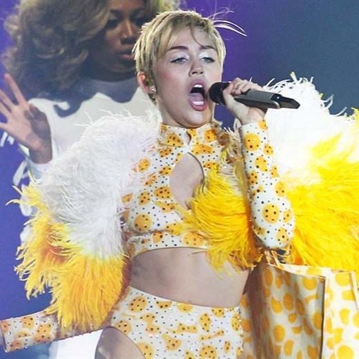 Miley Cyrus la rompió en GEBA