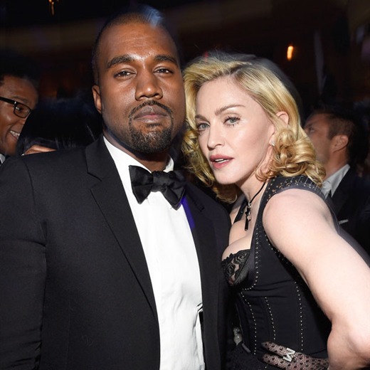 La selfie de Madonna y Kanye West