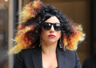 Lady Gaga en el estudio de grabación