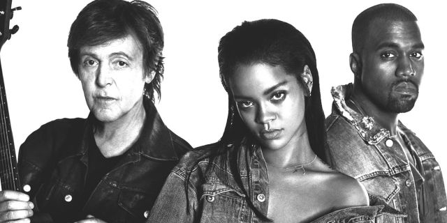 Rihanna, Kanye West & Paul McCartney