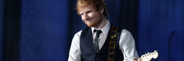 Ed Sheeran homenajeó a B.B. King en uno de sus shows