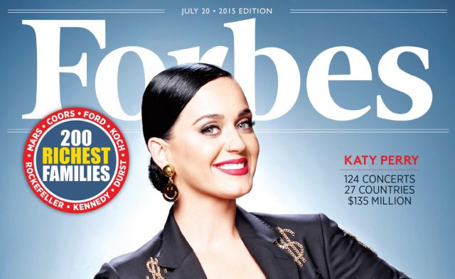 Las 10 celebridades mejor pagas según al revista Forbes