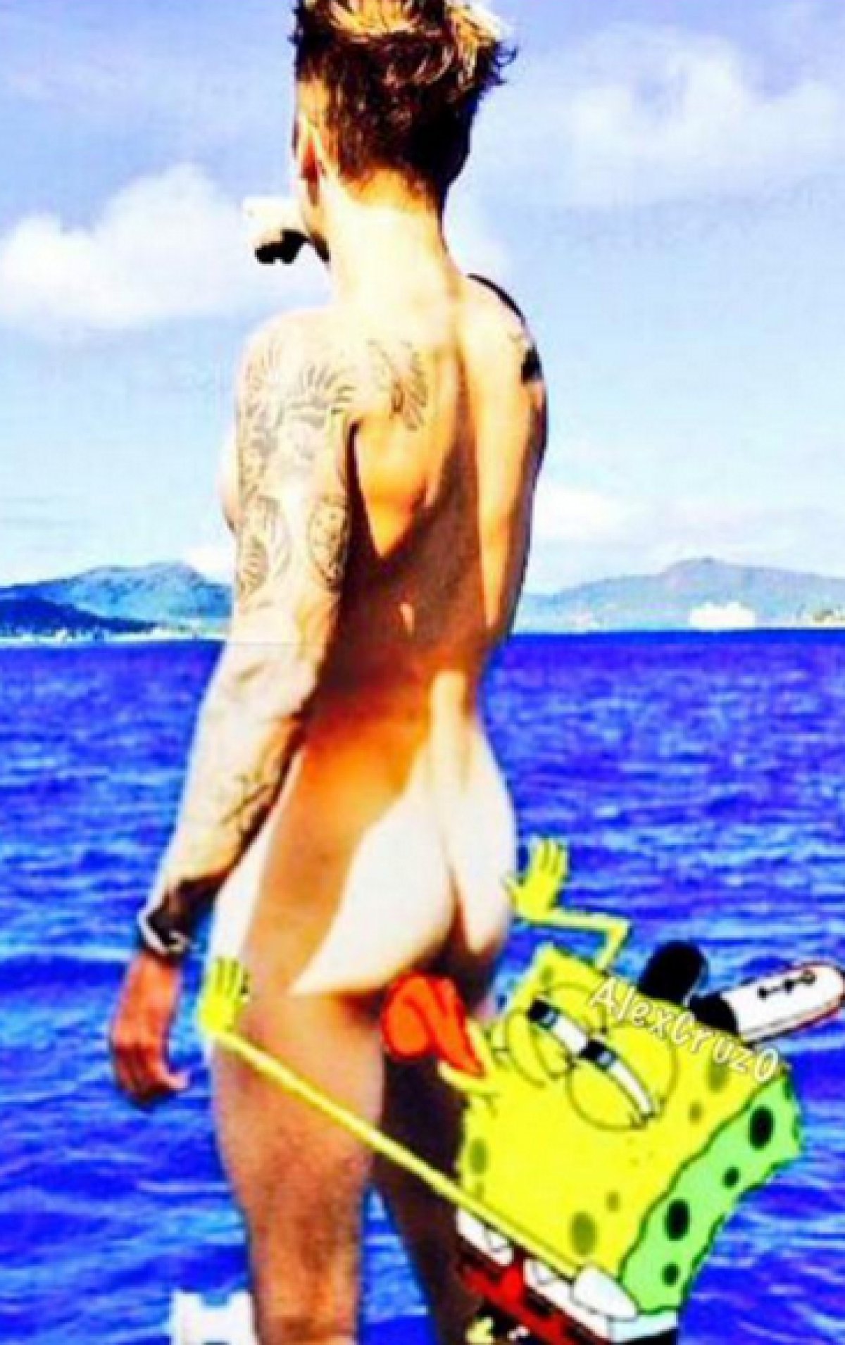 Mirá los mejores memes del desnudo de Justin Bieber