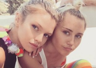 Miley Cyrus de paseo con su novia... y con dinosaurios!