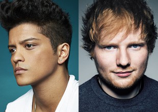 Bruno Mars contra Ed Sheeran