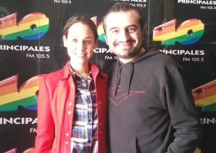 Daniela Herrero pasó por 40 Principales