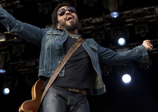 A Lenny Kravitz se le escapó algo en pleno show