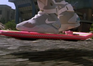 Por fin... la patineta voladora!