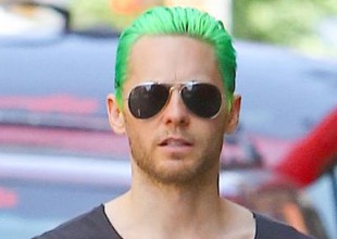 Jared Leto abandonó el pelo verde del Guasón