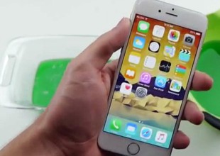 ¿Alguna vez intentaste cubrir un Iphone 6 con... gelatina?