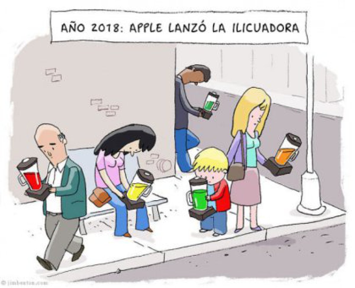 La adicción al celular resumida en 20 imágenes