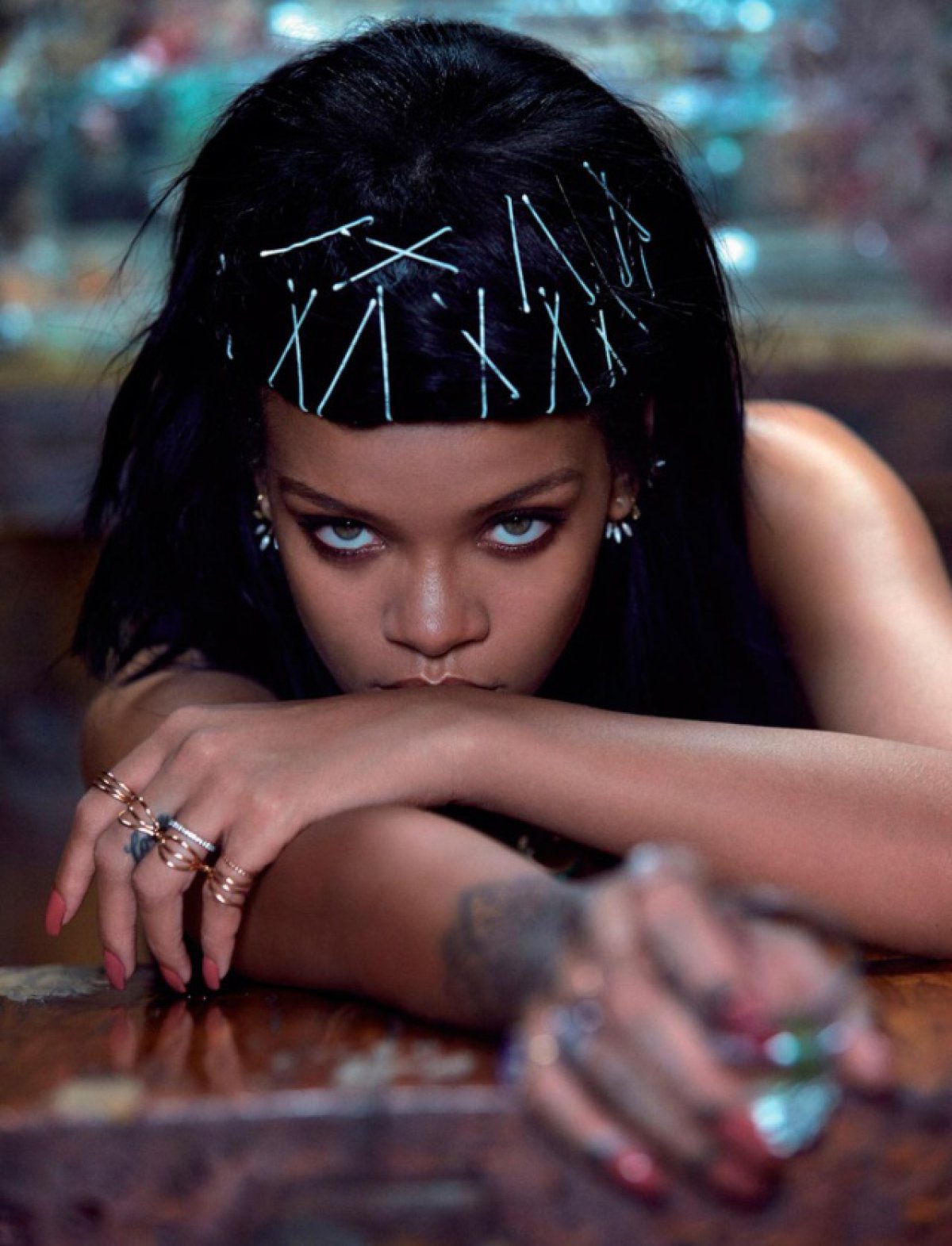 Los veinte peinados de Rihanna