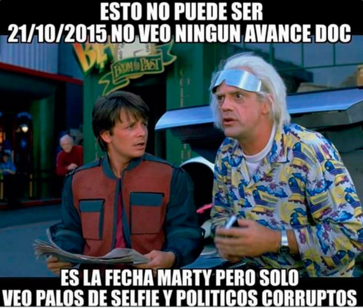 Los mejores memes del #BackToTheFutureDay