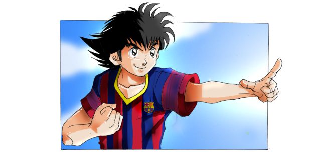 ¿Te imaginás a Messi dibujado como los Supercampeones?