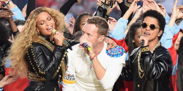 SuperBowl: Coldplay, Beyonce & Bruno Mars
