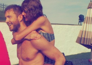 Taylor Swift y Calvin Harris celebraron su primer aniversario