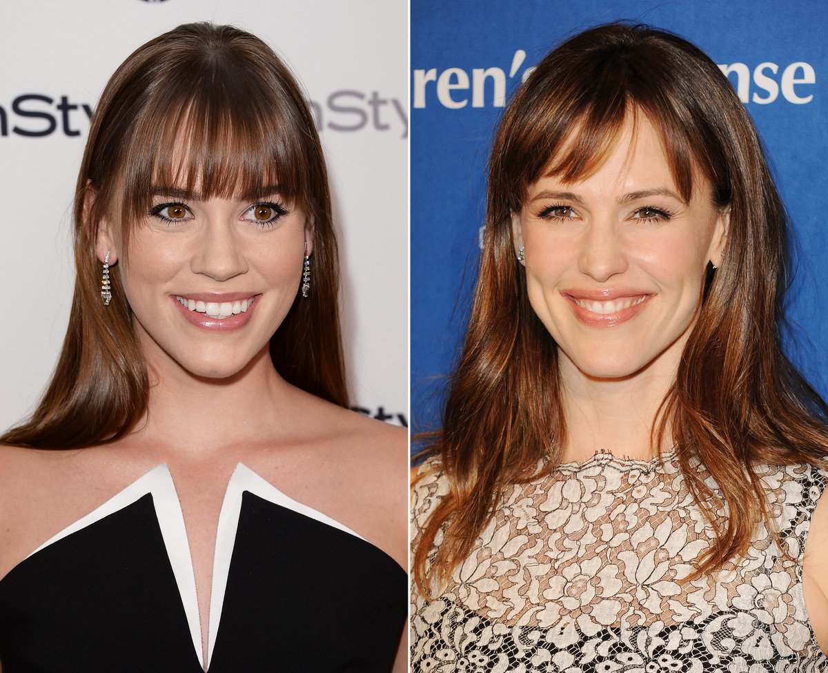 Christa B. Allen (izq) y Jennifer Garner (der)