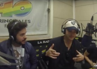 El momento de Ashton Kutcher rapeando en #TodosArriba