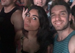 Mirá a Nico Maldonado junto a la ganadora del primer concurso de "Gira 40"