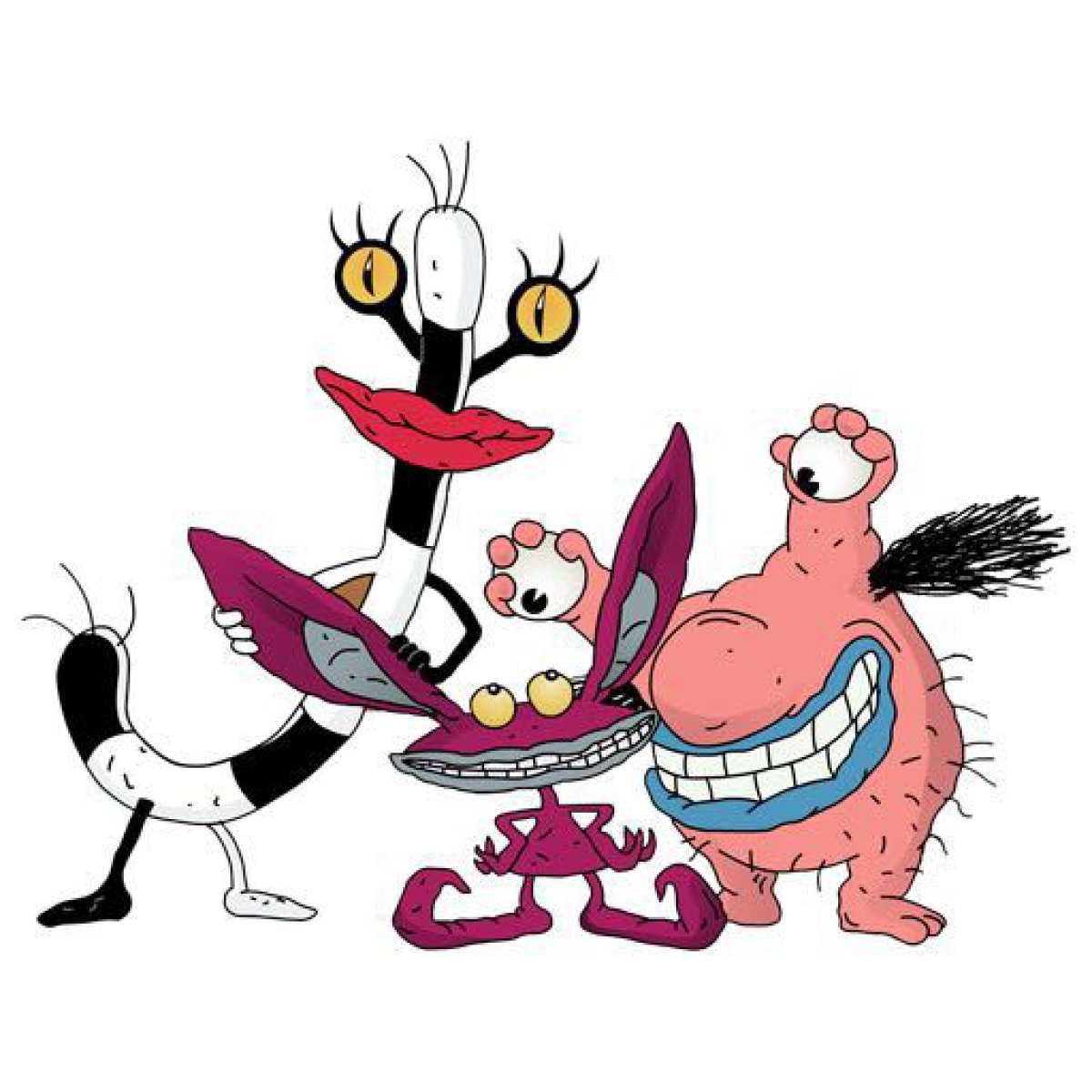 aaahh real monsters coloring page template