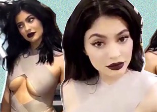 Kylie Jenner y un escote que rompió las redes