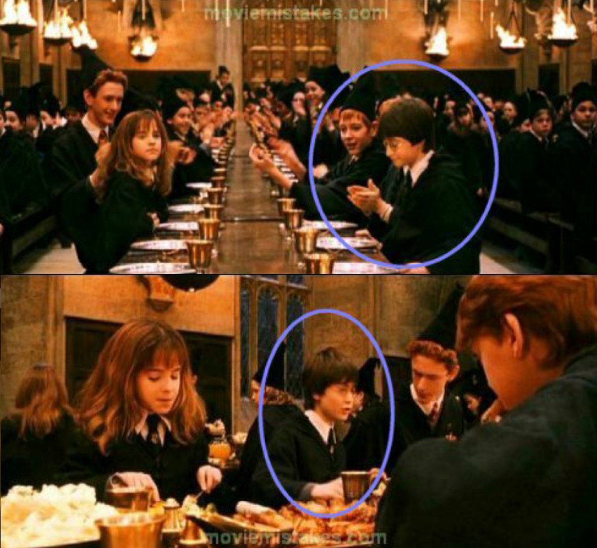 Las manos mágicas de Harry Potter