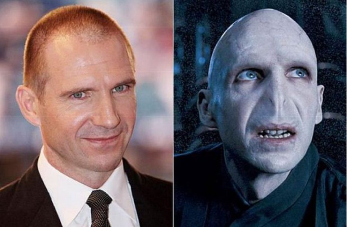Ralph Fiennes y su Voldemort de la saga Harry Potter