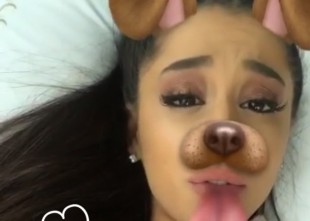 Ariana Grande es una experta de Snapchat, mirá sus mejores videos!