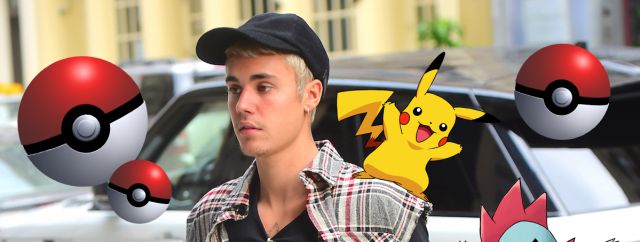 Justin Bieber se envició con Pokémon GO!