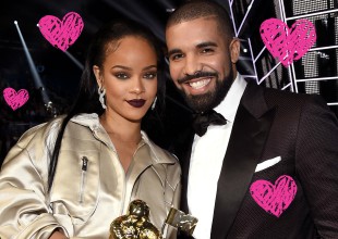 Rihanna besó a Drake arriba del escenario