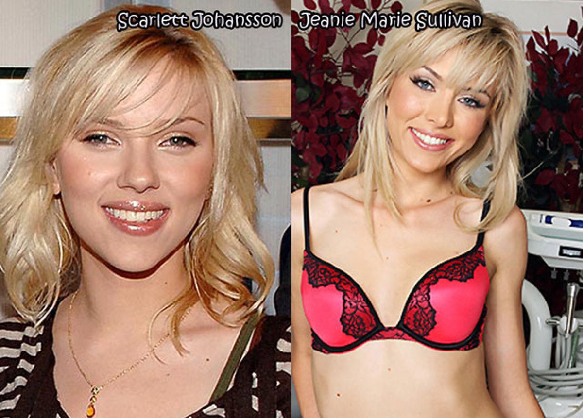 Scarlett johansson pornstar lookalike