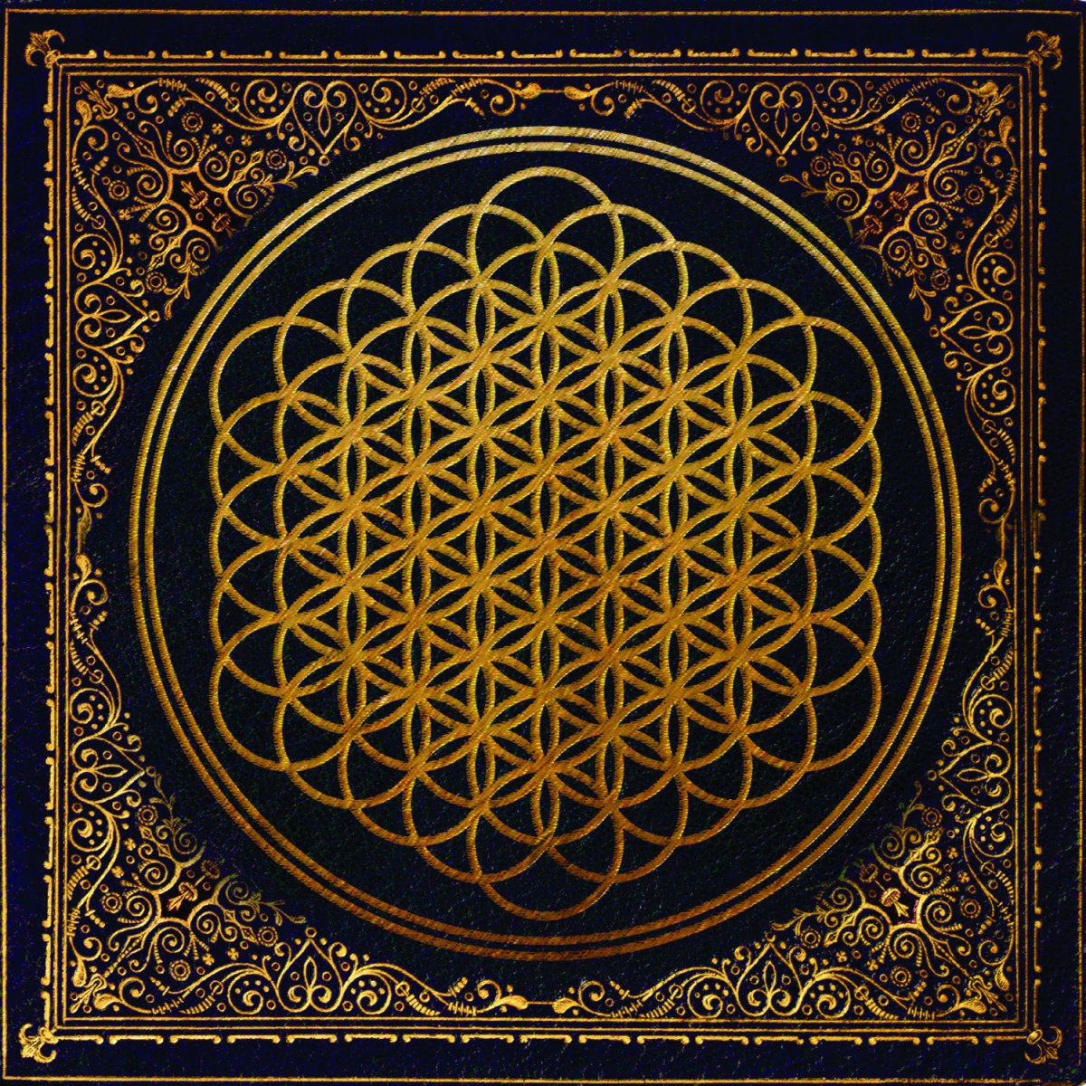 Esta es la tapa de Sempiternal, disco de 2013 de la banda metalera "Bring Me The Horizon"