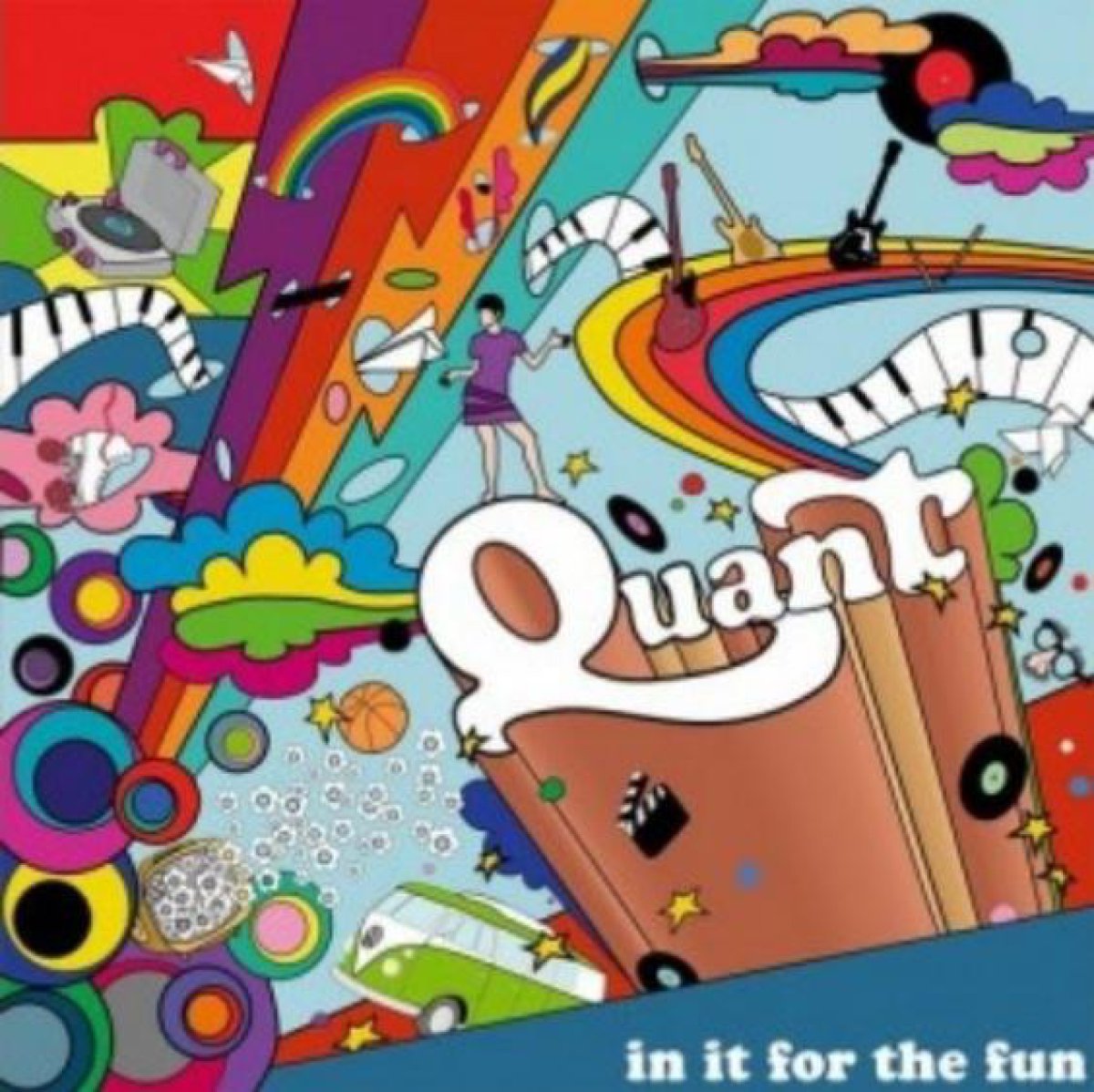 Esta es la colorida tapa de Quant 'In It For Fun'