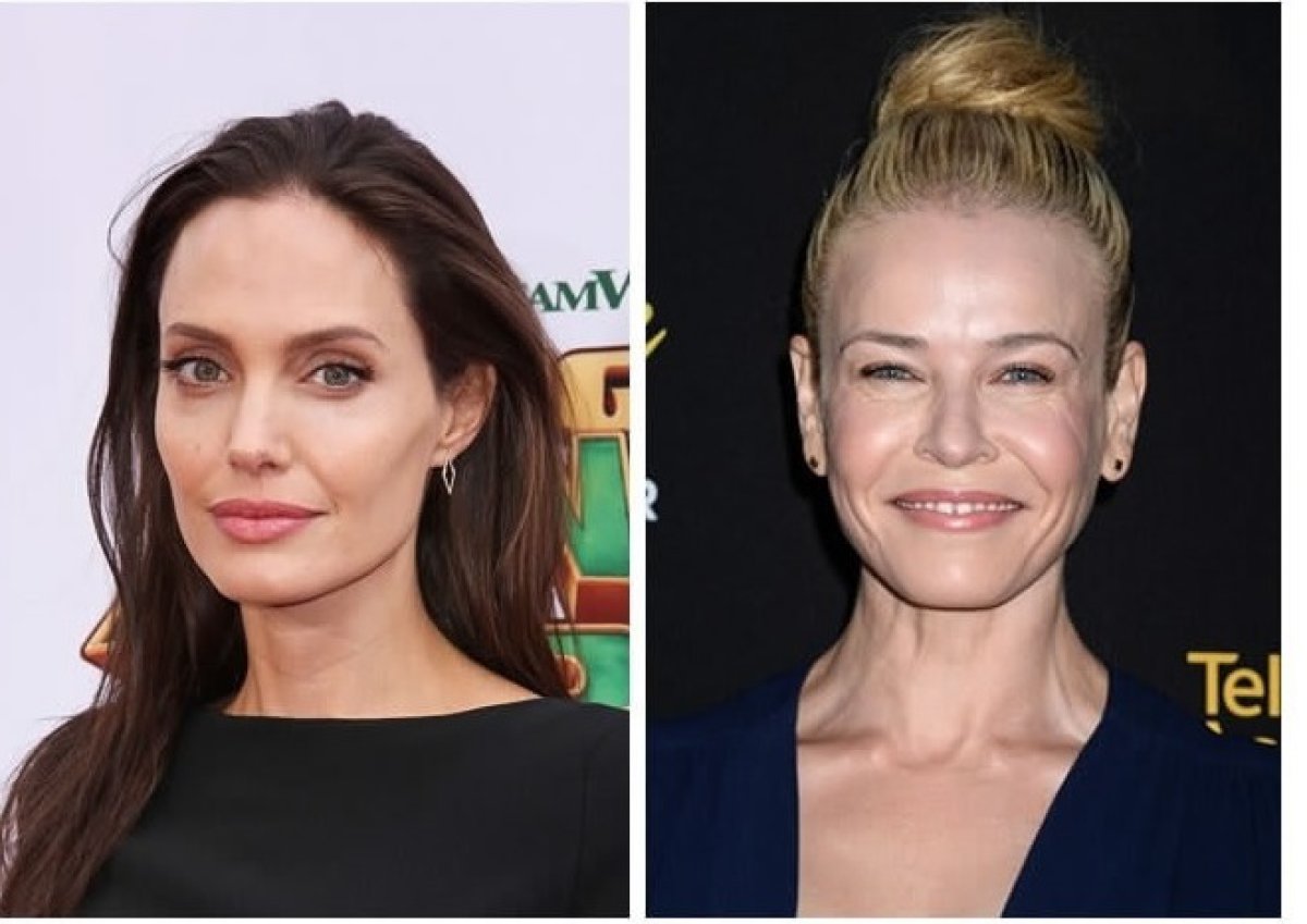 Angelina Jolie y Chelsea Handler: 41