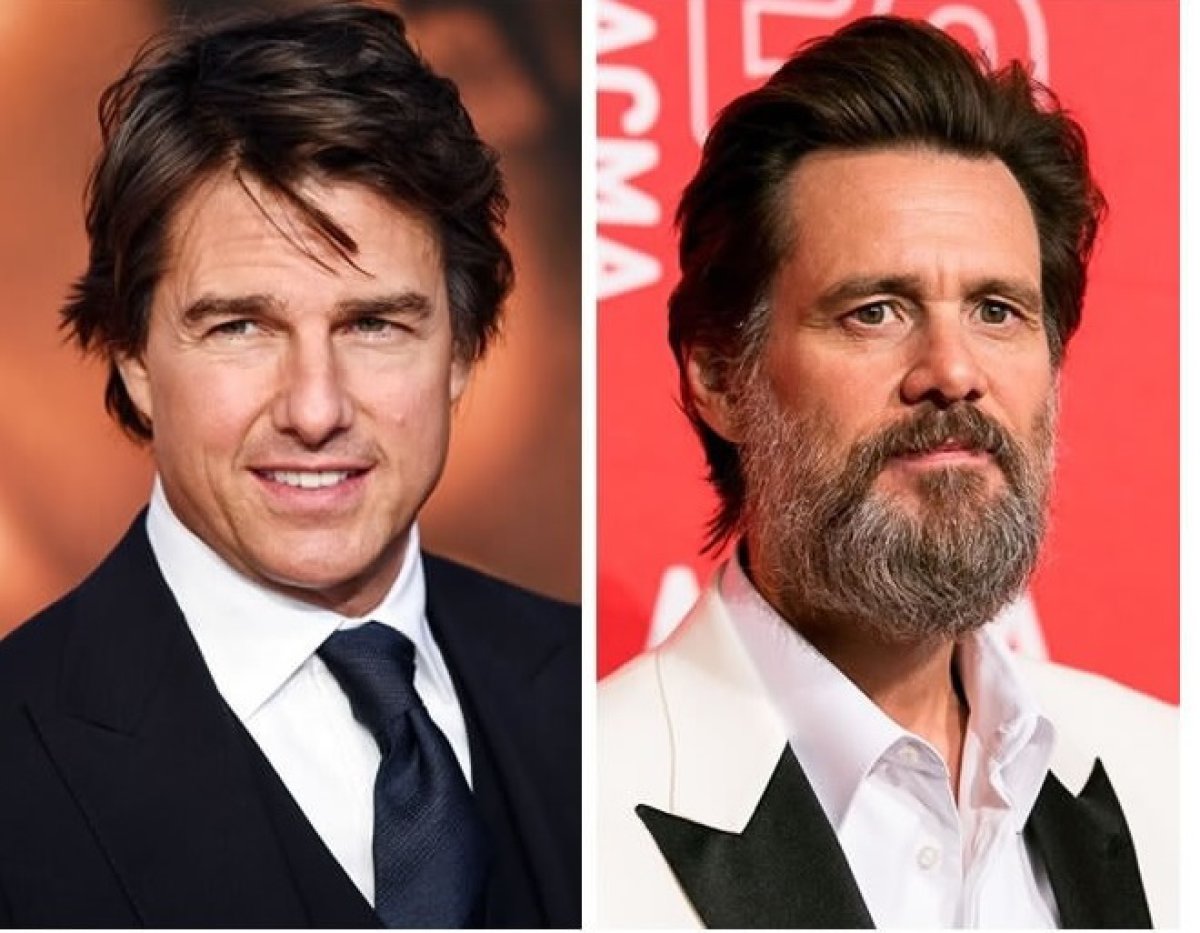 Tom Cruise y Jim Carrey: 54