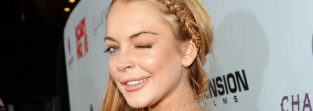 ¿Lindsay Lohan en ropa interior?