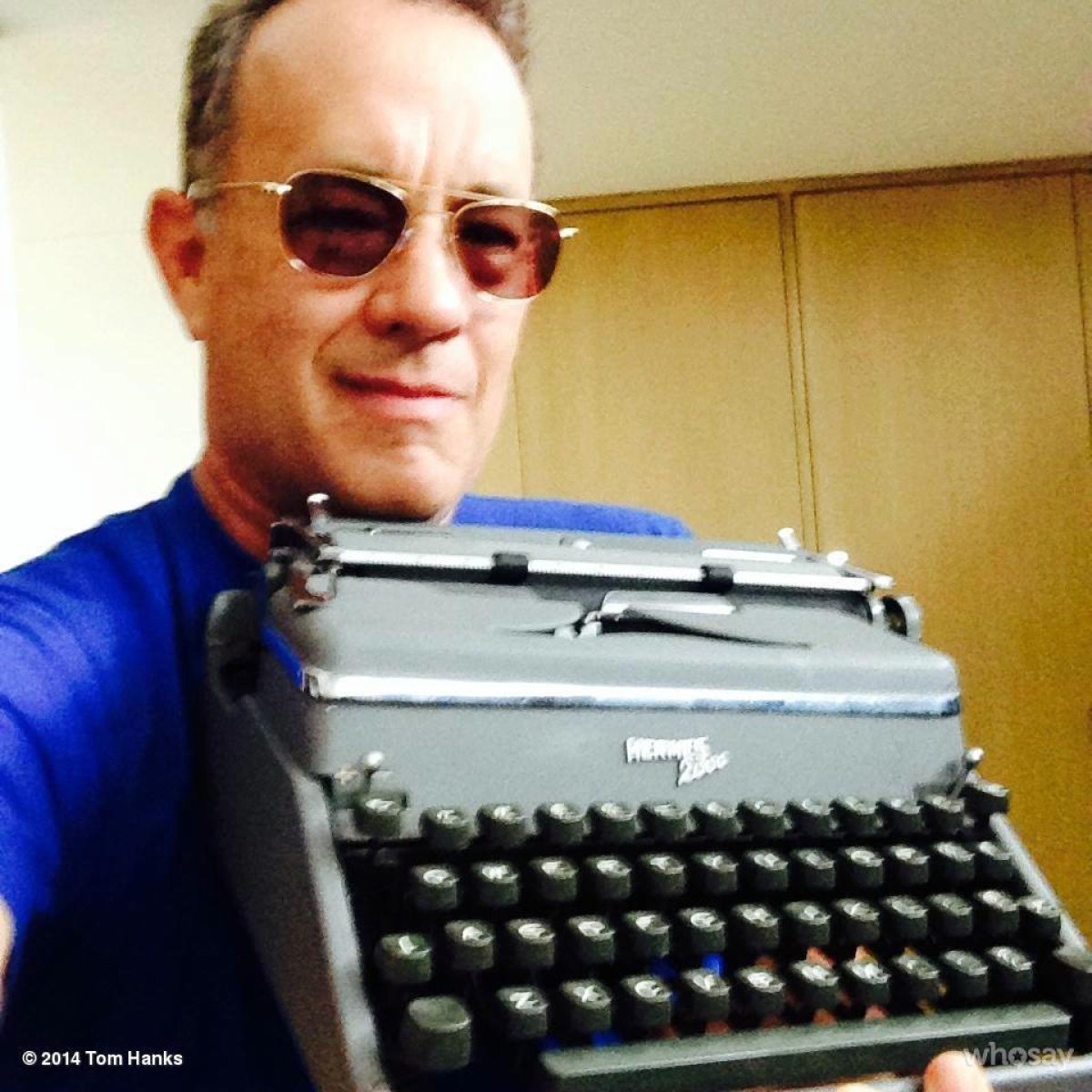 Tom Hanks tiene una colección de más de 30 máquinas de escribir antiguas