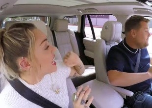 El imperdible Carpool Karaoke de Miley Cyrus