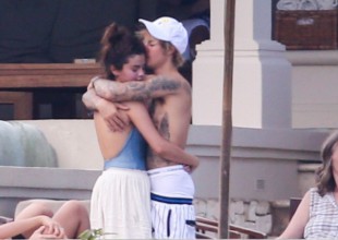 El apasionado beso de Justin Bieber y Selena Gómez